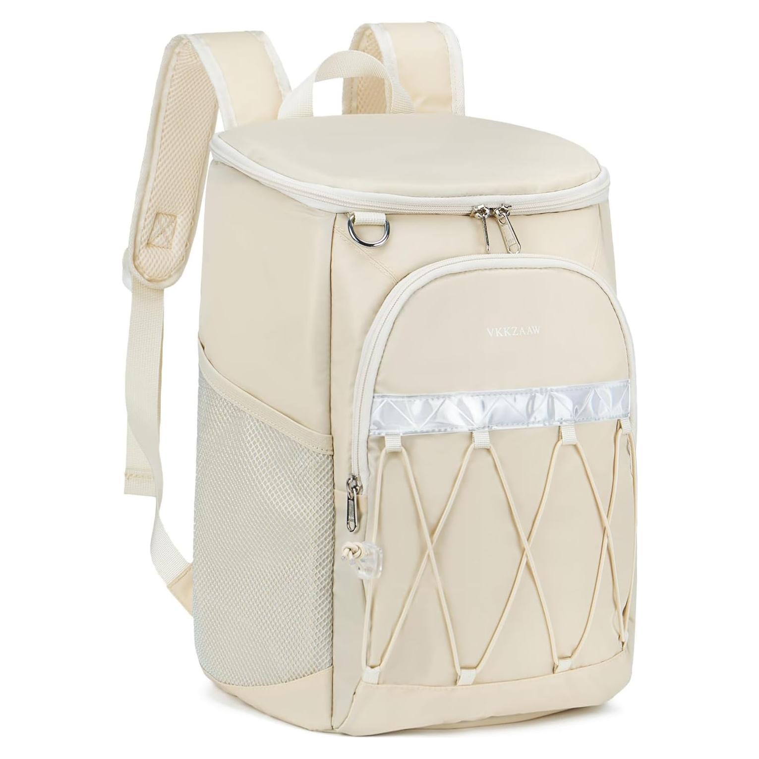 Mochila Enfriadora VKKZAAW 18L Aislada Impermeable Beige