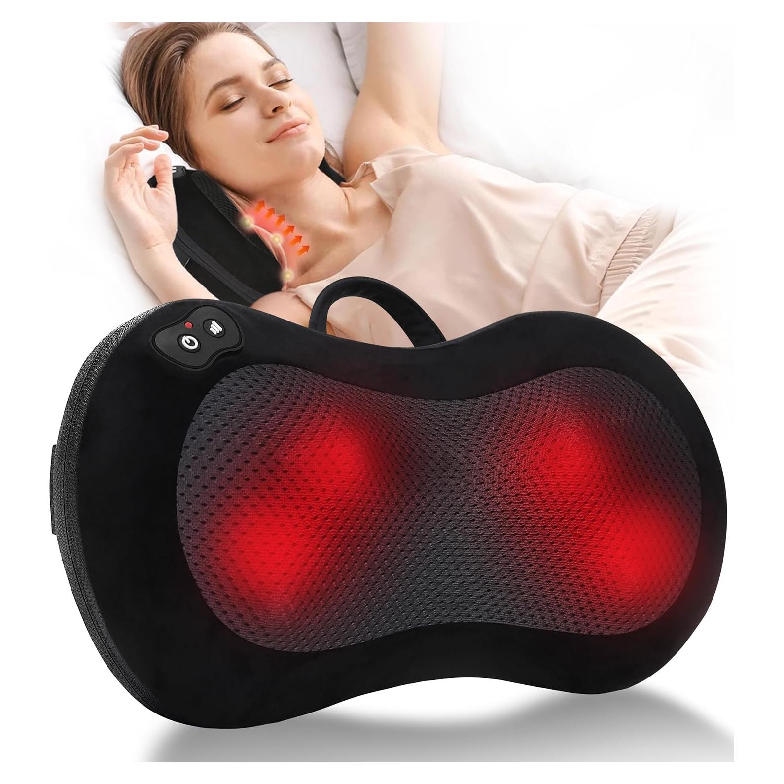Masajeador de Espalda Shiatsu LRR-K3-1 Inalámbrico con Calor