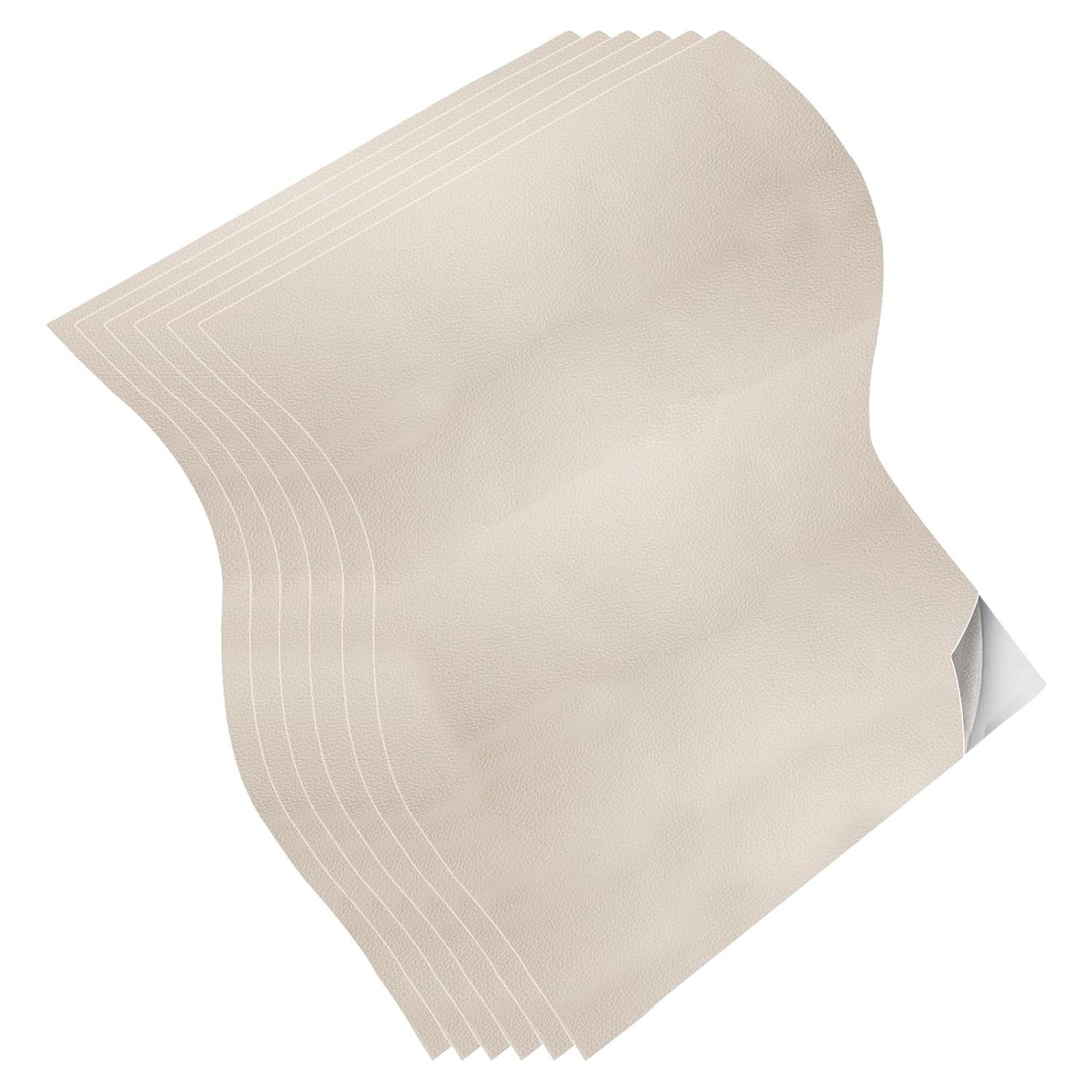 6 Piezas Cinta de Reparación de Cuero PU Jmckeweii 20x30 cm