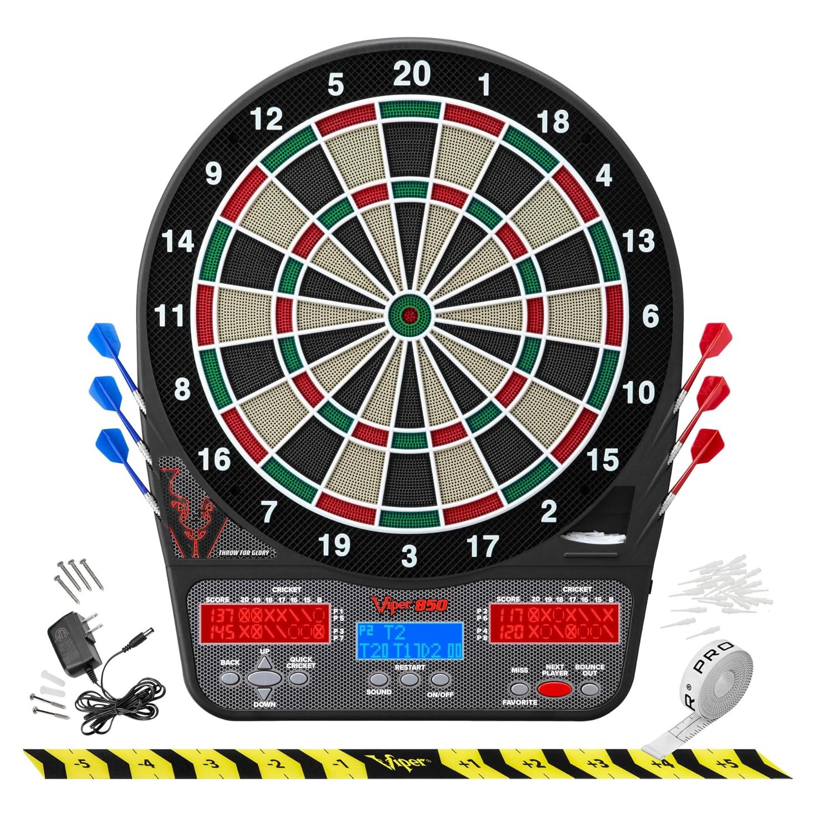 Tablero de Dardos Electrónico Viper 850, Pantalla LED Brillante