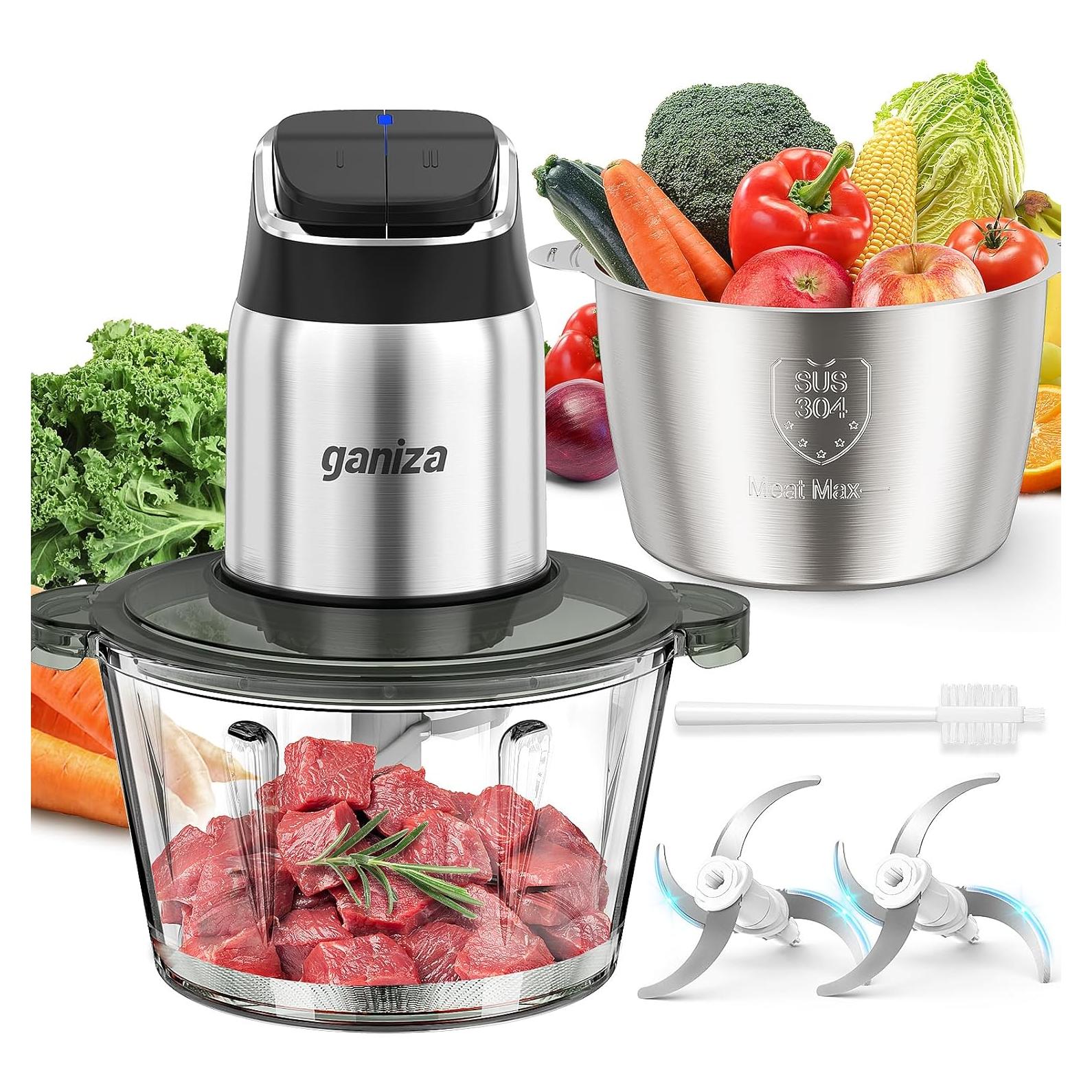 Procesador de Alimentos Ganiza GC10-S 2 Velocidades 8 Tazas