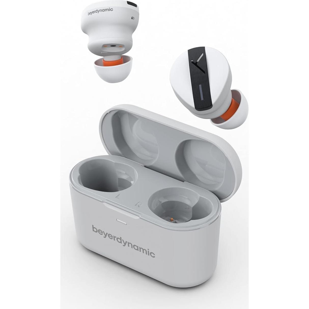 beyerdynamic Free BYRD Grey True Wireless Bluetooth in-Ear Headphones, Active Noise Cancelling, Long Battery Life, Microphone, IPX4, Sound Personalization and Alexa Built-in