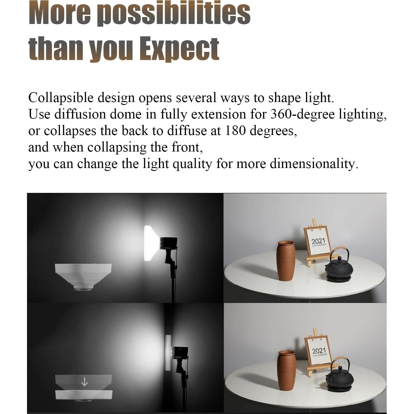 Kit de Carpa Suave Godox ML-CS1625 con 3 Adaptadores