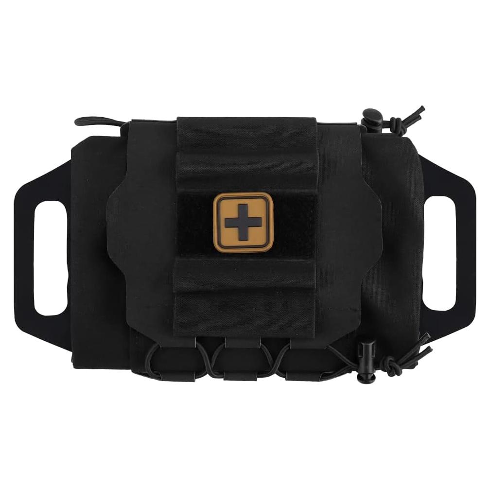 Bolsa de Primeros Auxilios Molle LIVANS 0137 Negra 2 Compartimentos