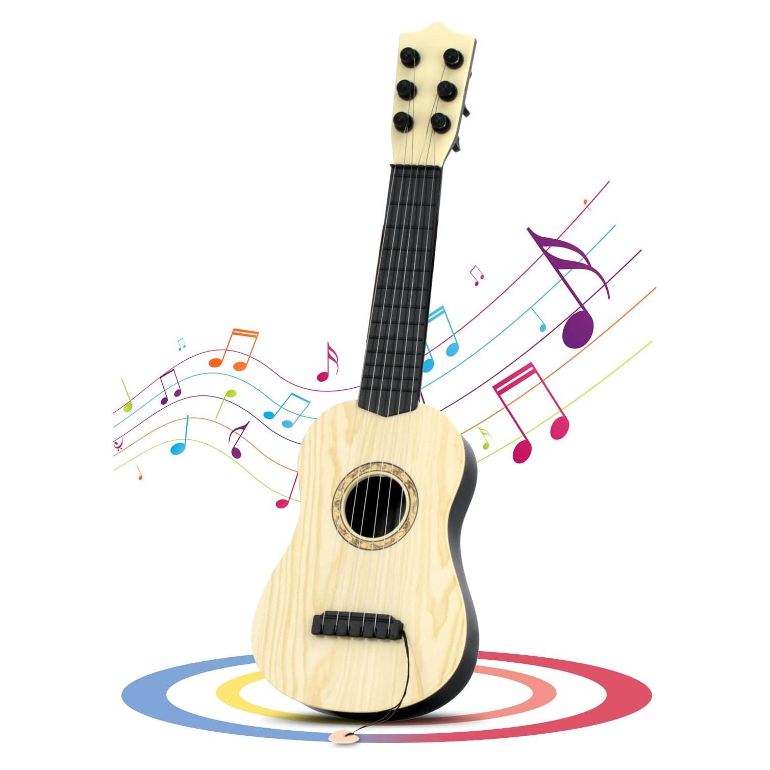 Guitarra de Juguete QDH 43 cm para Niños 6 Cuerdas