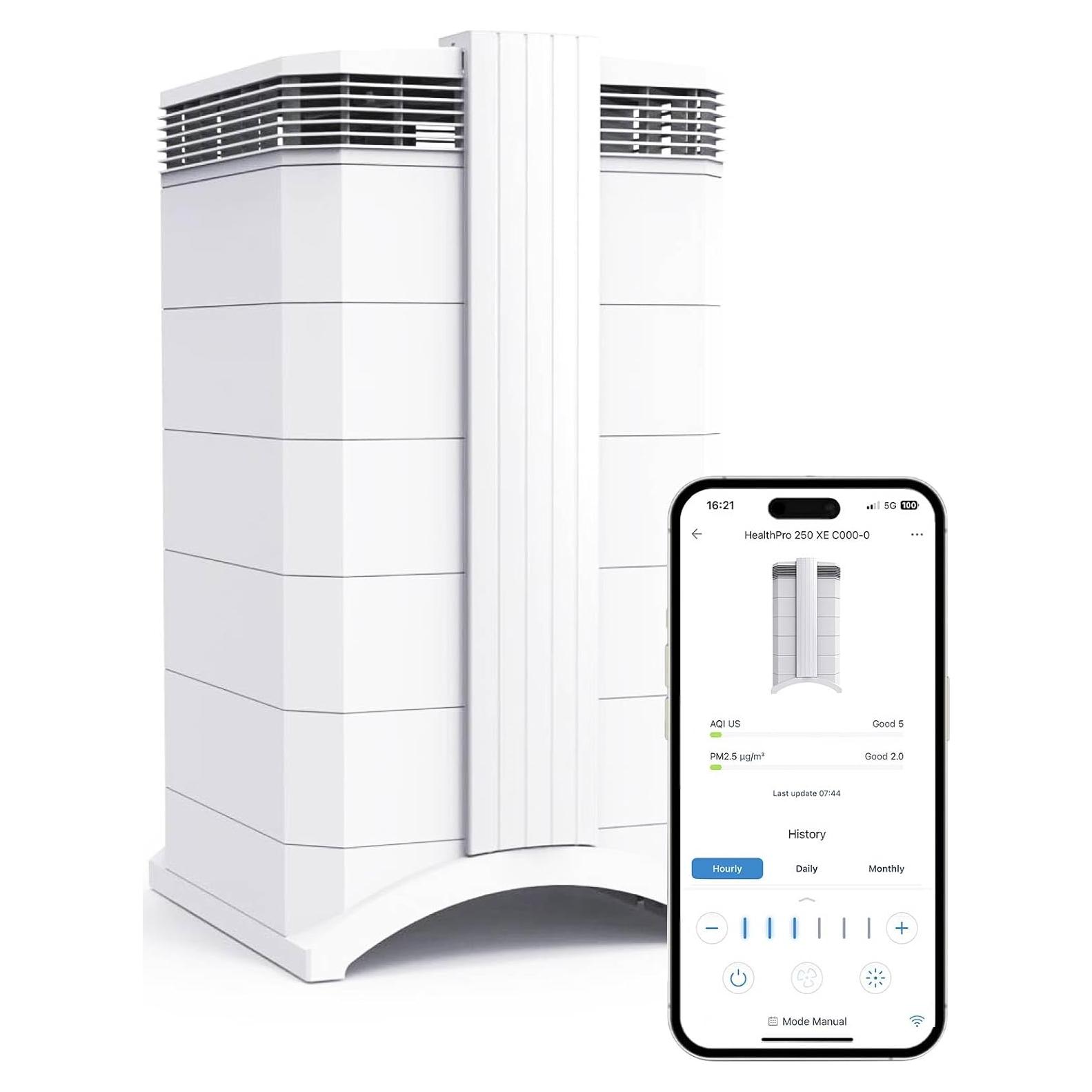 Purificador de Aire IQAir HealthPro Plus XE - Filtración HyperHEPA