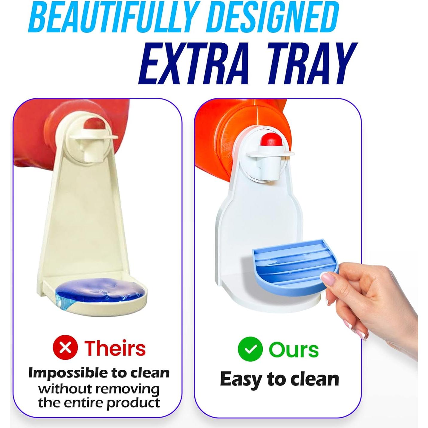 Soporte para Tazas de Detergente Simplation 2 Pack - Bandeja de Goteo