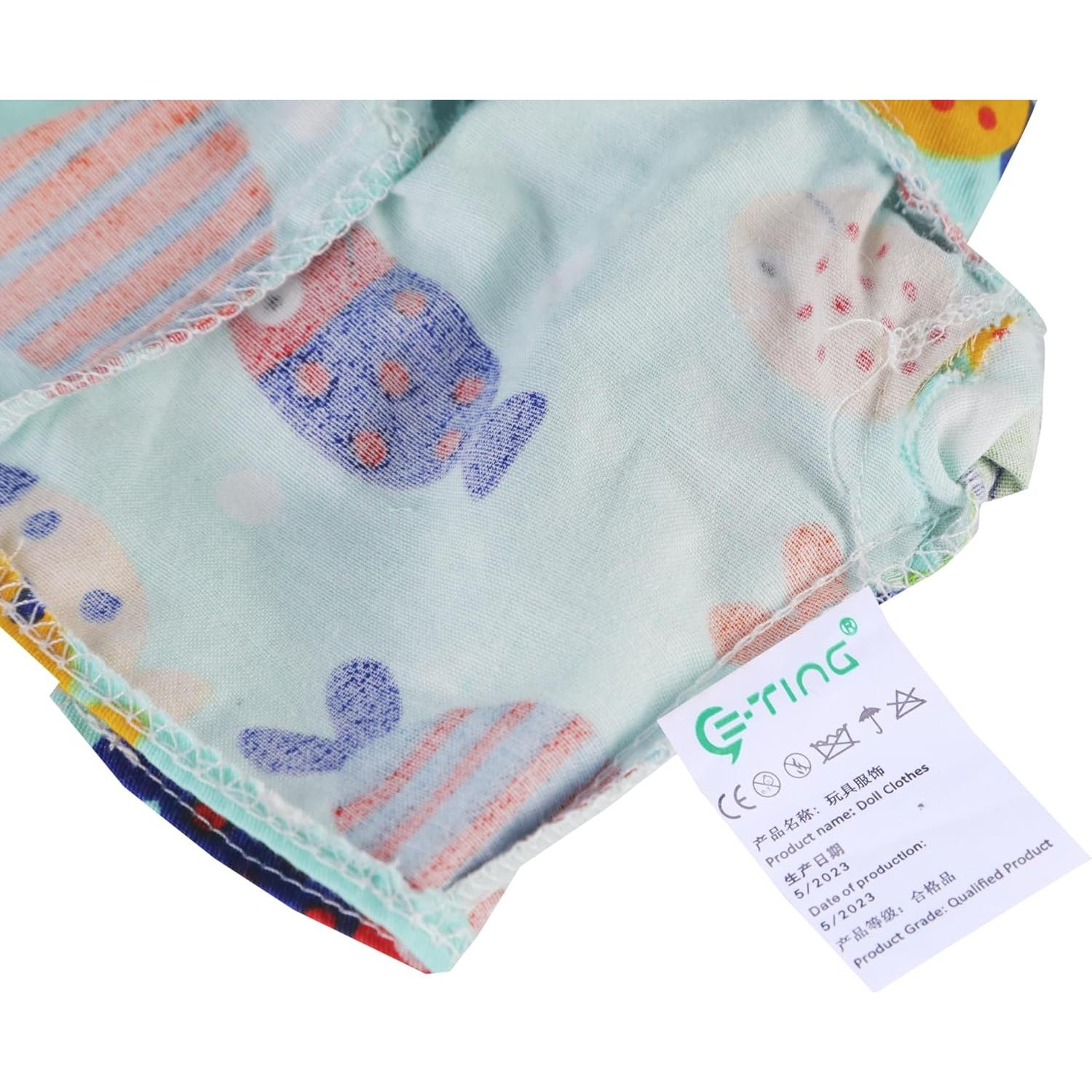 Pijama Camisón Verde Navidad E-TING para Muñeca Elfo