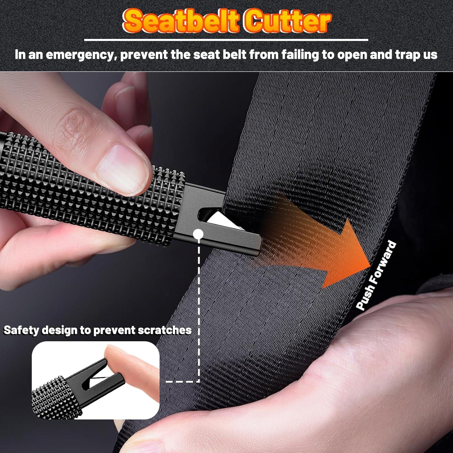 Rompe Ventanas 2 en 1 smosun - Herramienta de Emergencia Azul