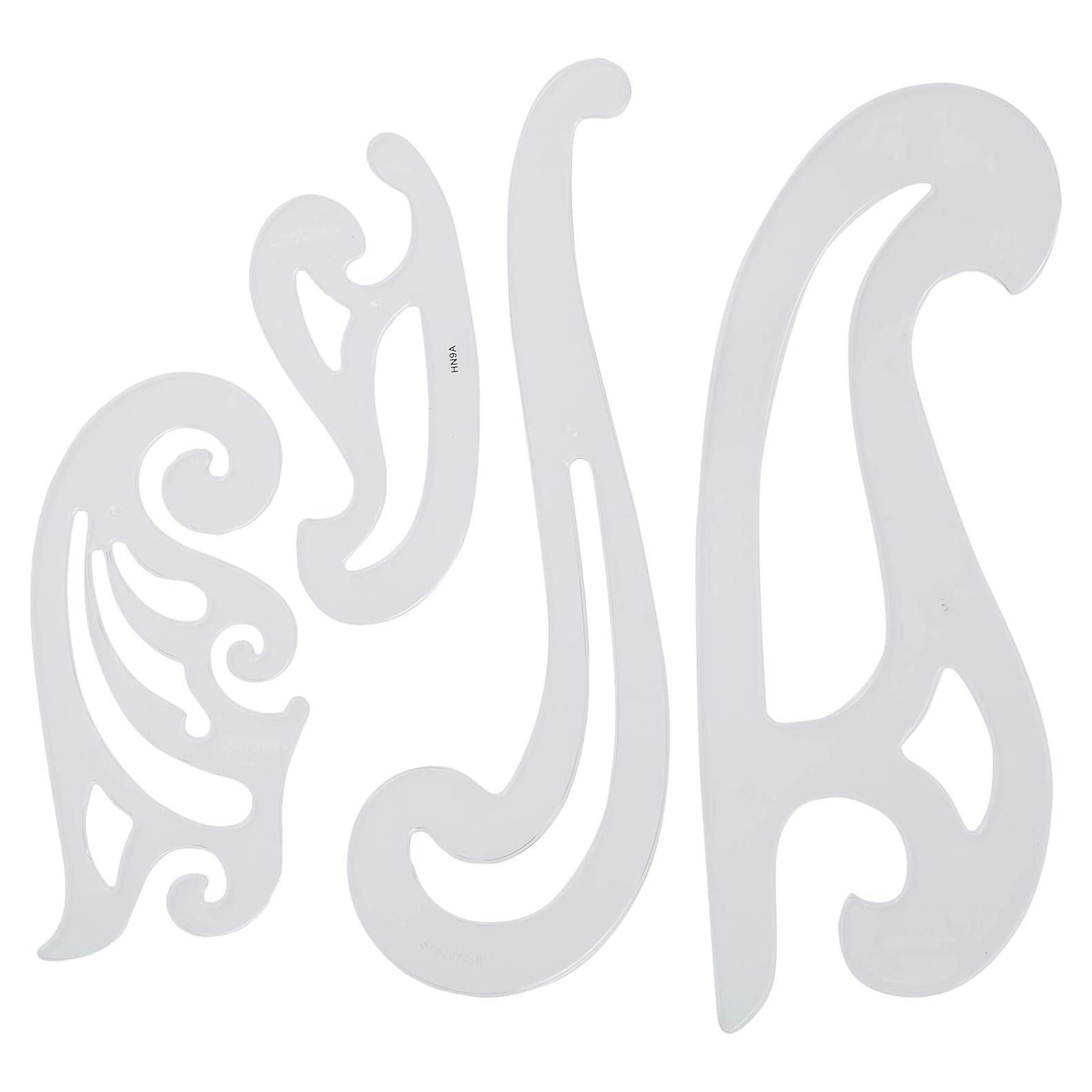 Conjunto de curvas plásticas Westcott FC-4, Set de 4 unidades