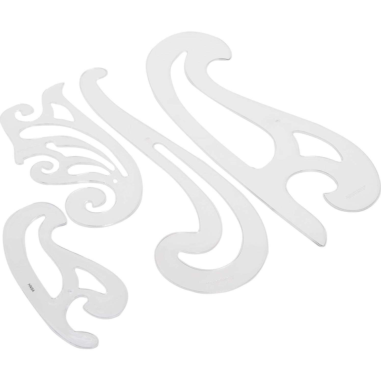 Conjunto de curvas plásticas Westcott FC-4, Set de 4 unidades