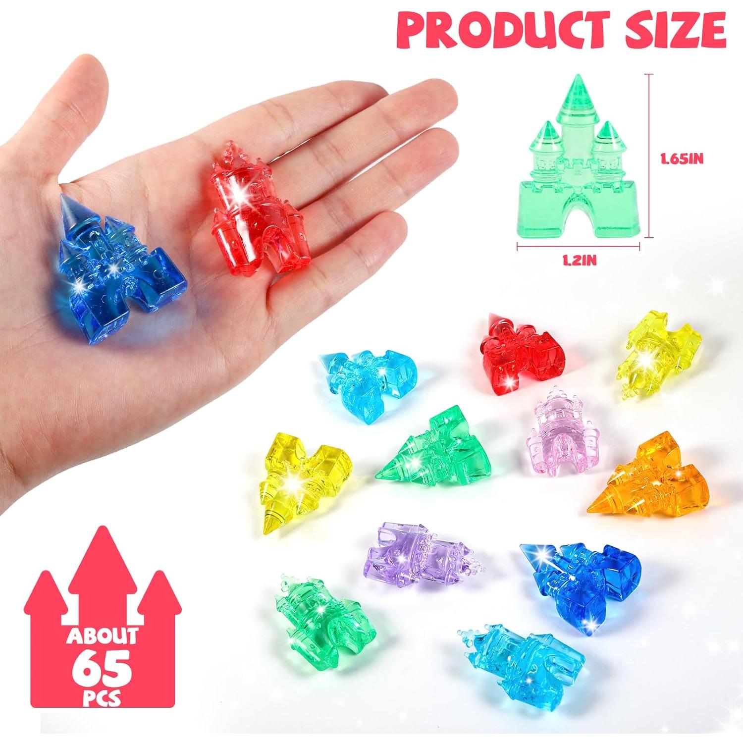 Gemitas Acrílicas de Buceo Niceup - Castillo de Princesa 65pcs