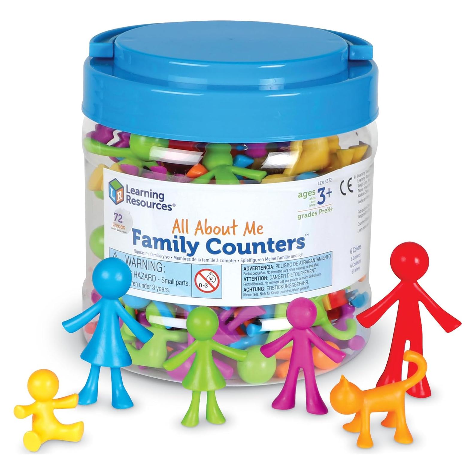 Contadores Familiares Recursos de Aprendizaje Set de 72