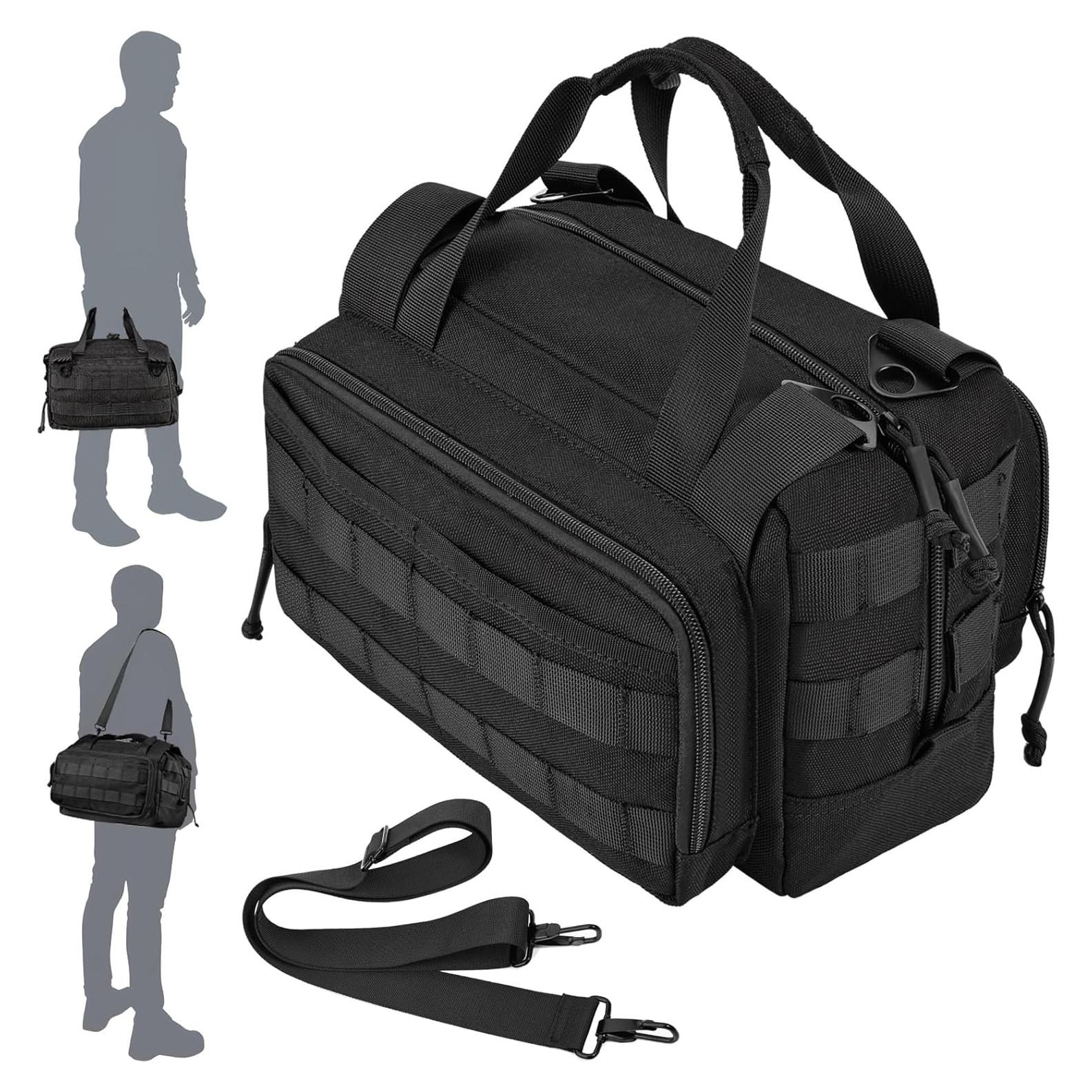 Bolsa de Herramientas MOZETO 30 cm Nylon Impermeable Negra