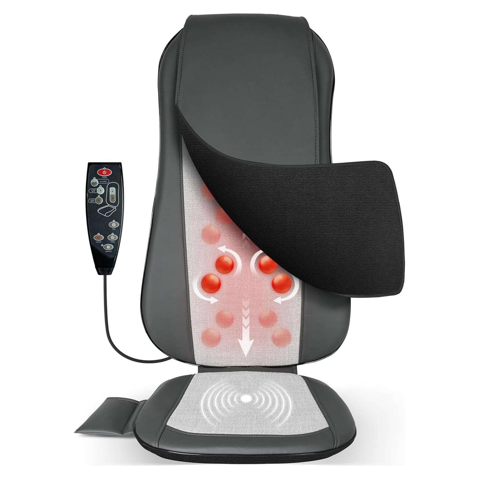 Masajeador de Espalda COMFIER CF-2405 con Calor y 2 Velocidades