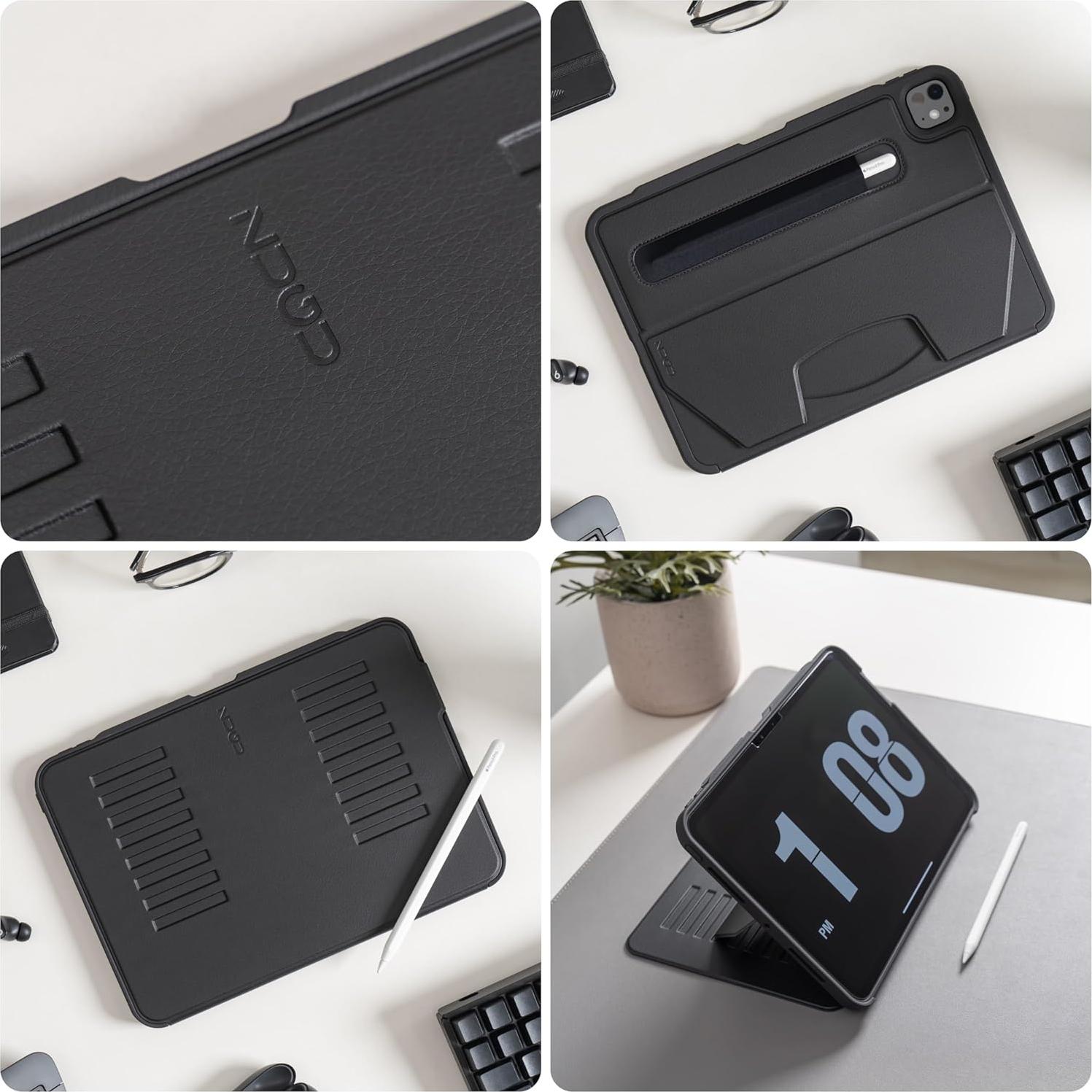 Funda Zugu para iPad Pro 13 2024, Slim con Soporte y Auto Despertar