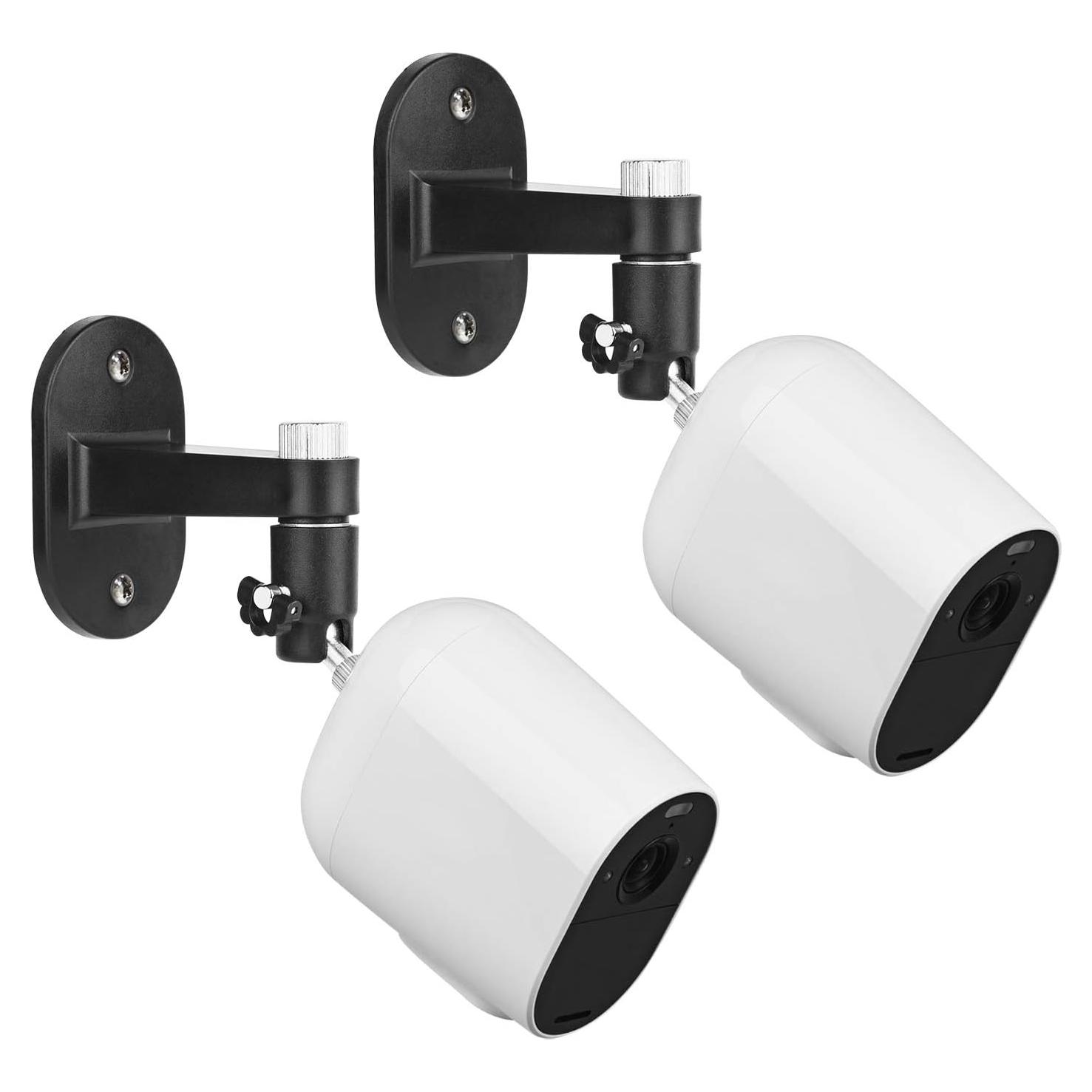 Soporte de Pared Ajustable para Cámaras Arlo - 2 Pack Negro