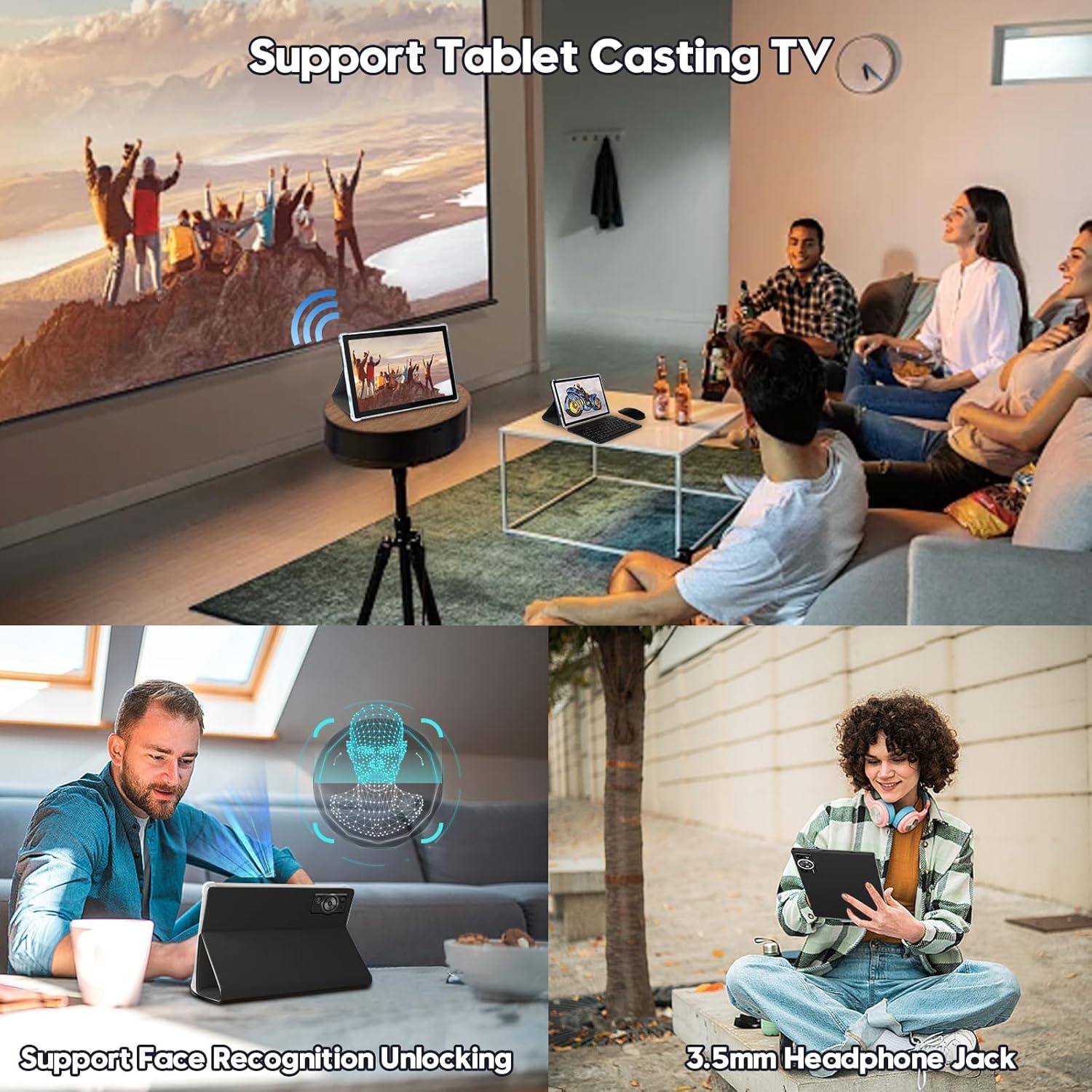 Tableta DEERTiME E9 Android 14 10.1" 22GB RAM 128GB ROM