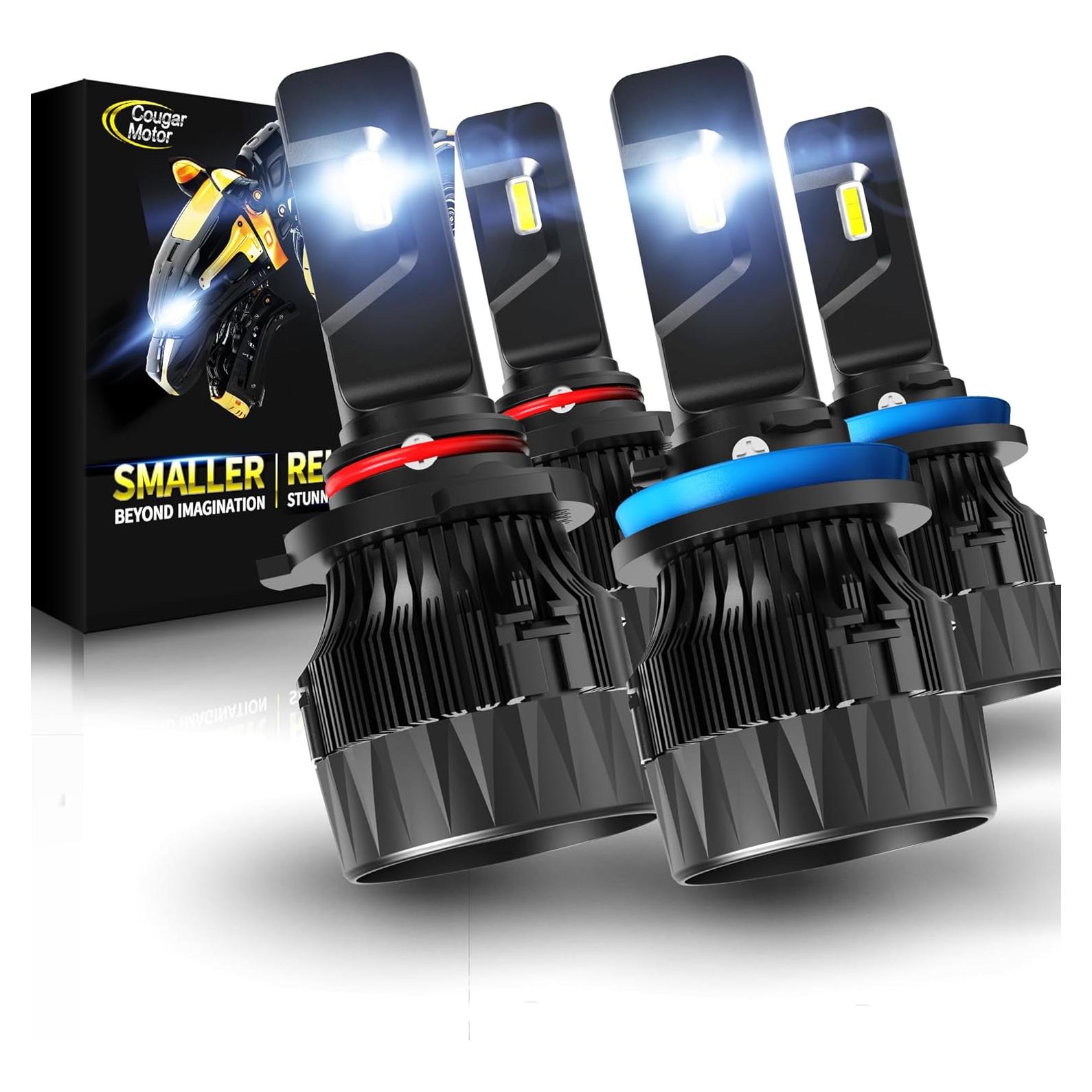 Bombillas de Luz de Niebla Cougar Motor 9005 H11 - Paquete de 4