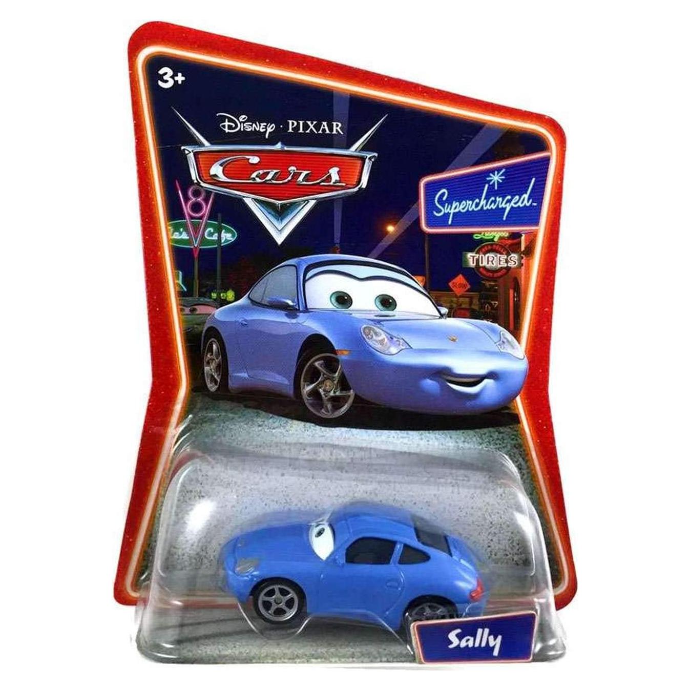 Vehículo de acción CARS SALLY Mattel 1:55 metal fundido