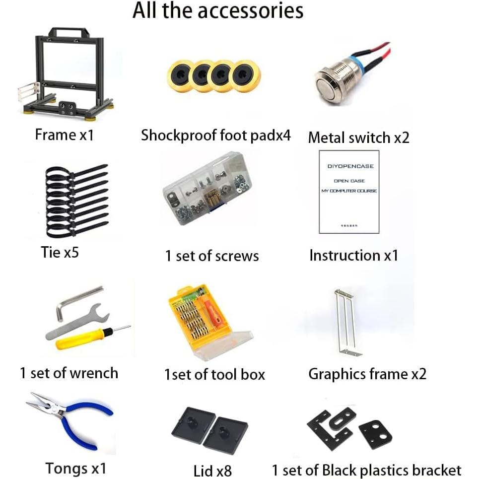 Banco de Pruebas de PC Abierto egowz EATX 2.36kg