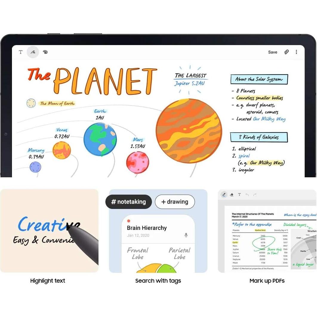 Samsung Galaxy Tab S6 Lite 10.4" 4GB RAM 64GB WiFi Gris