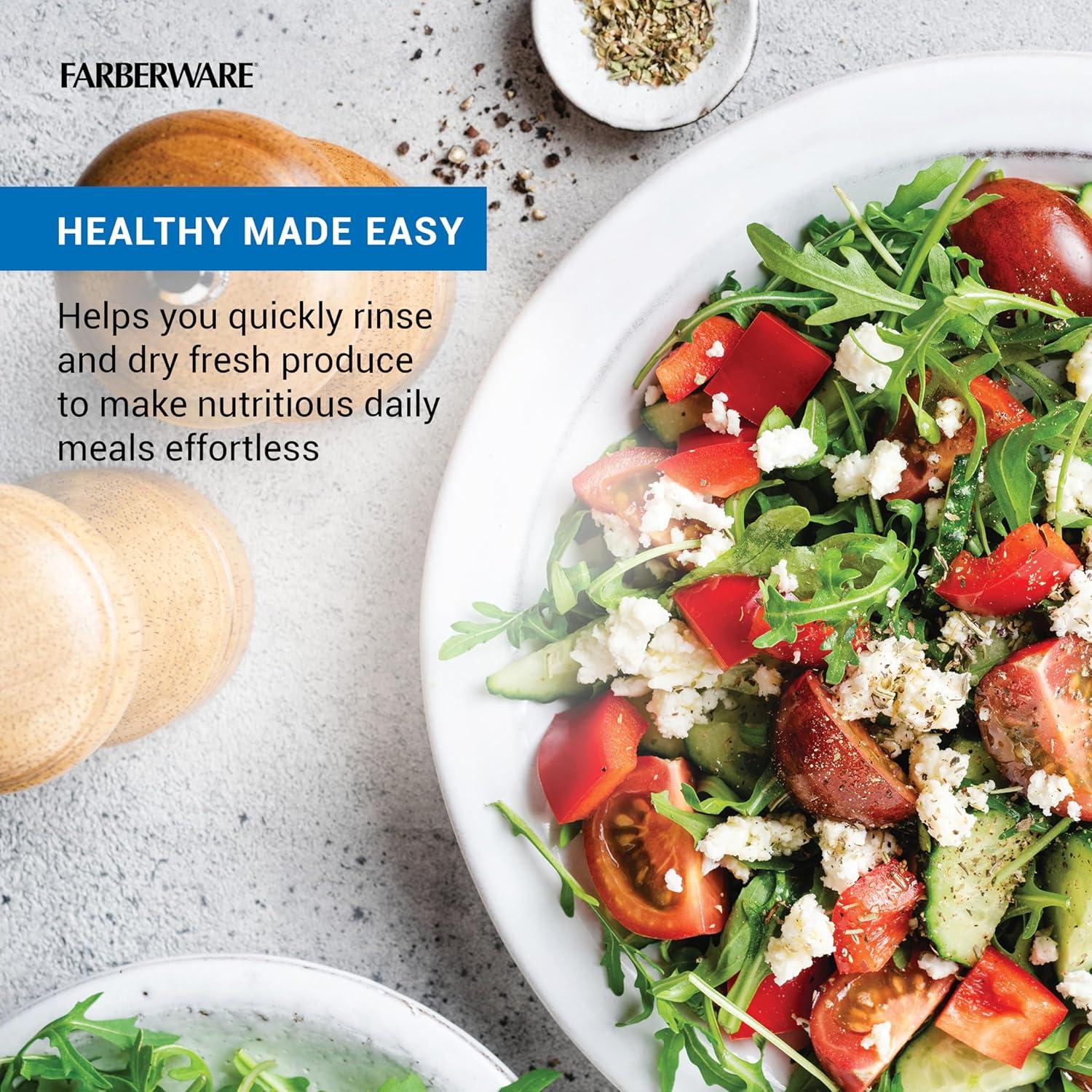 Centrifugadora de Ensalada Farberware 3.00 Litros Verde