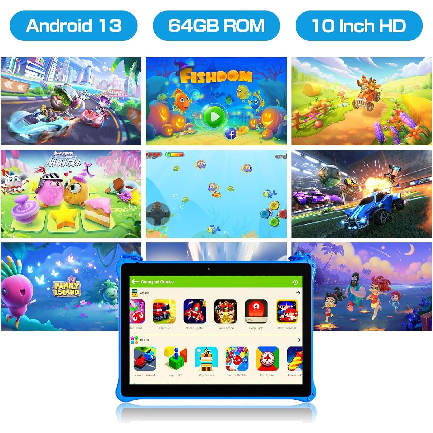 Tableta PRITOM Touch10 para Niños 10" Android 13 64GB