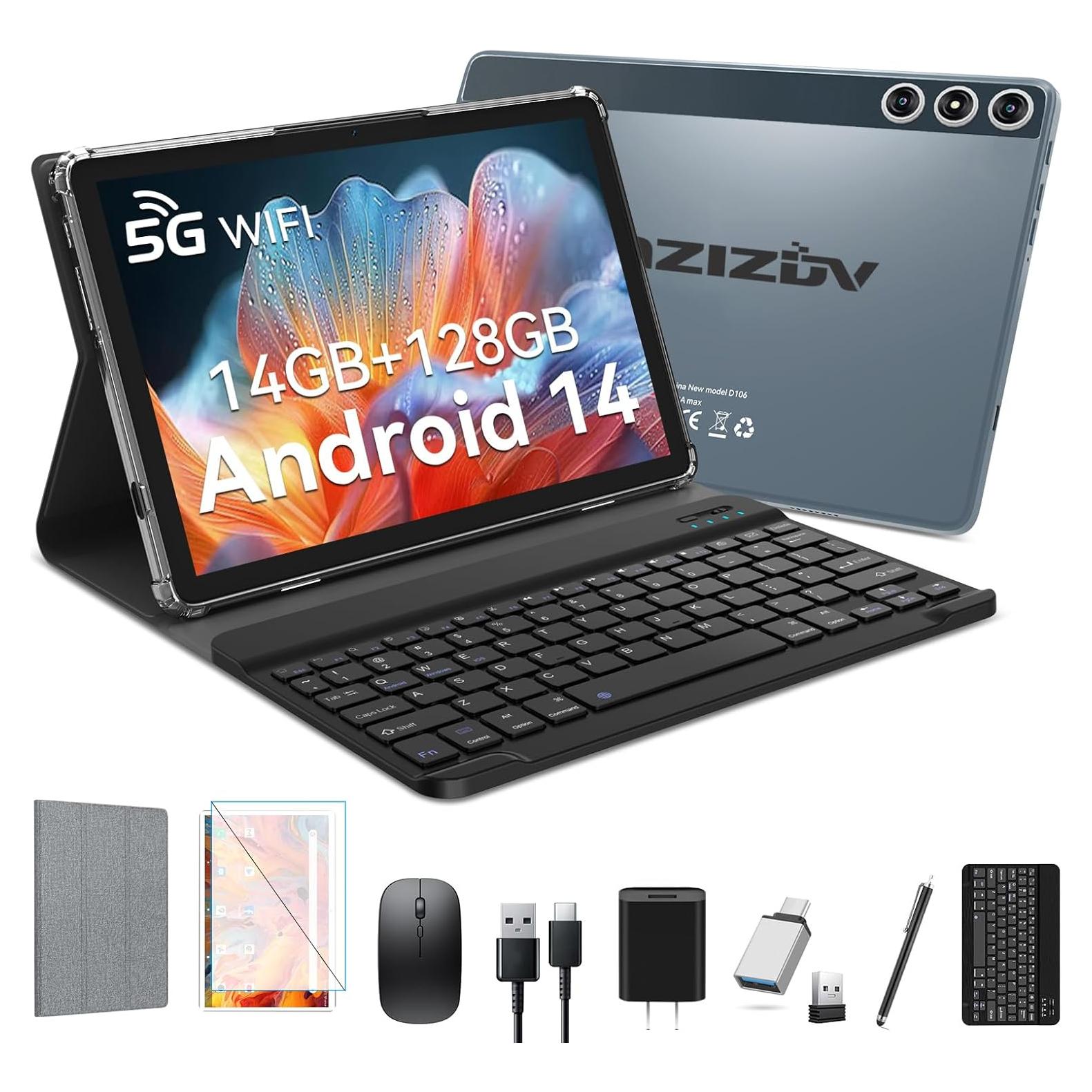 Tableta VOZIZOV 10.1" Android 14 8GB RAM 128GB 4G LTE