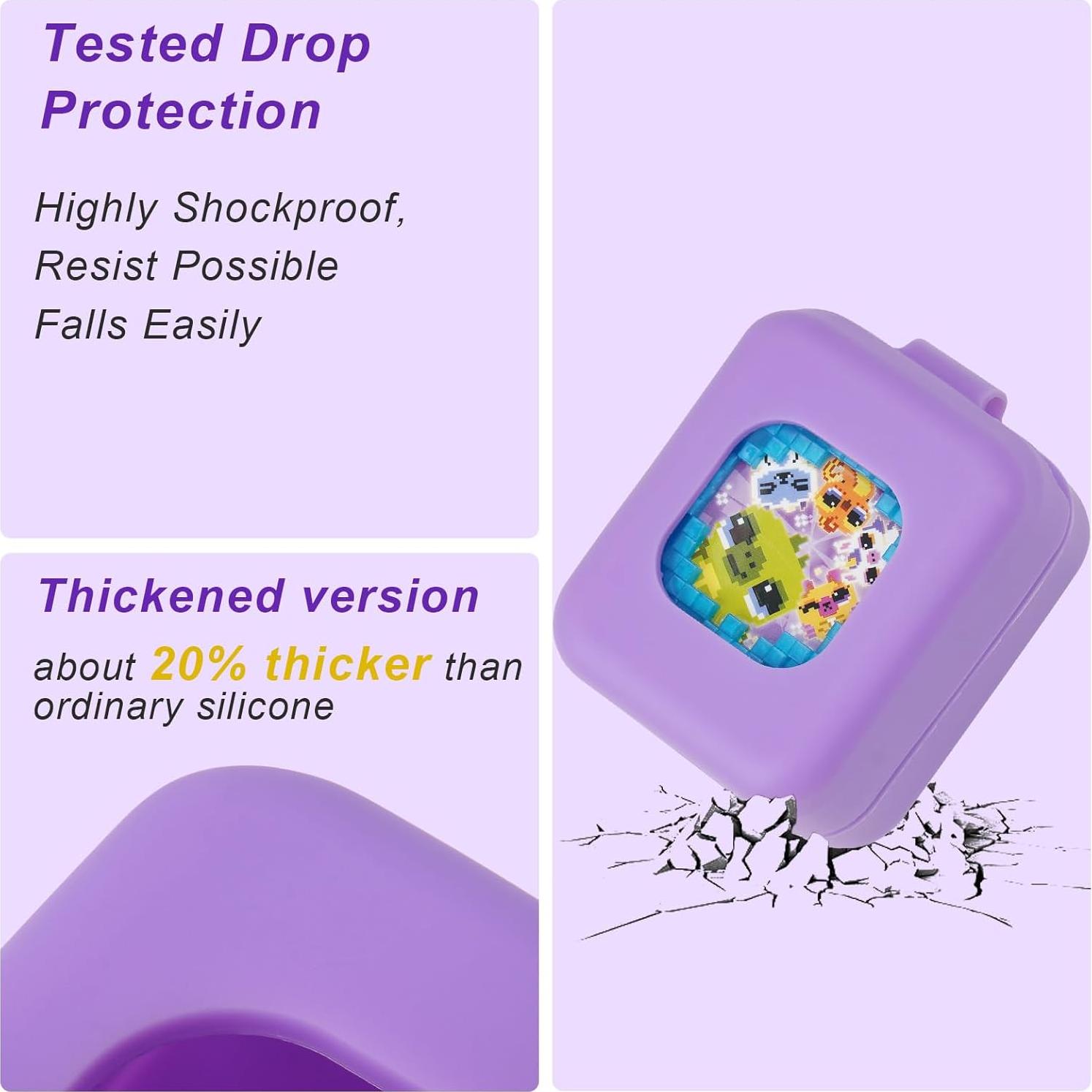 Funda de Silicona MGZNMTY para Bitzee Magicals - Púrpura