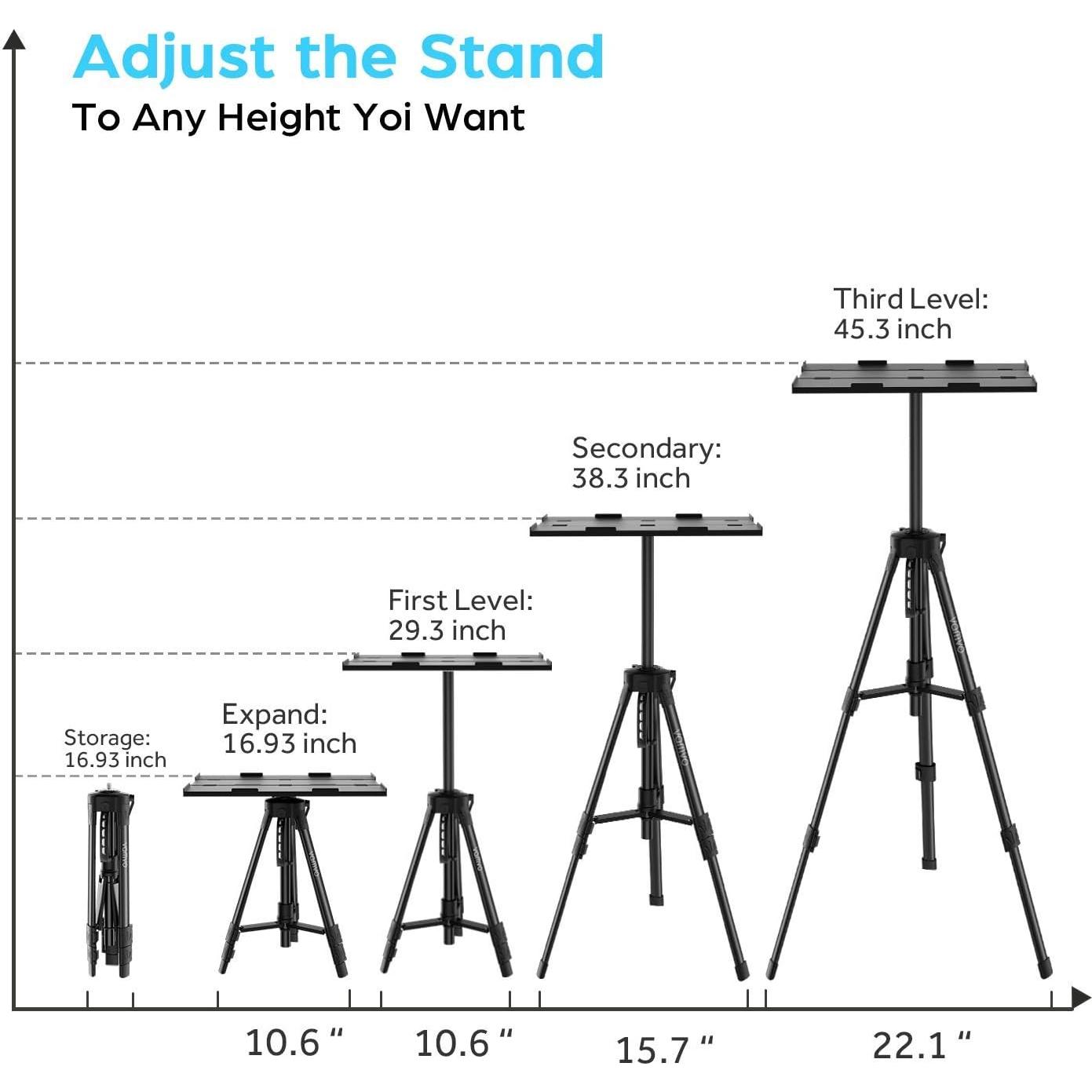 Soporte de Proyector Vamvo T1-B Ajustable Plegable 1.18 kg