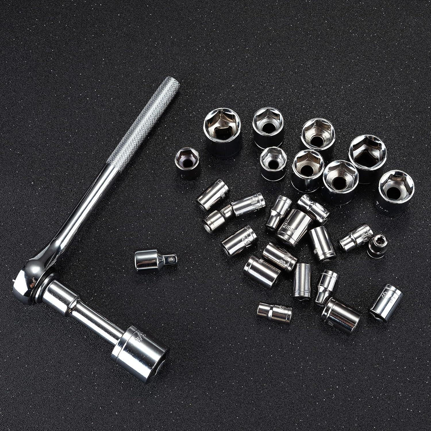 Juego de Herramientas de Auto 122 Piezas Cartman Azul