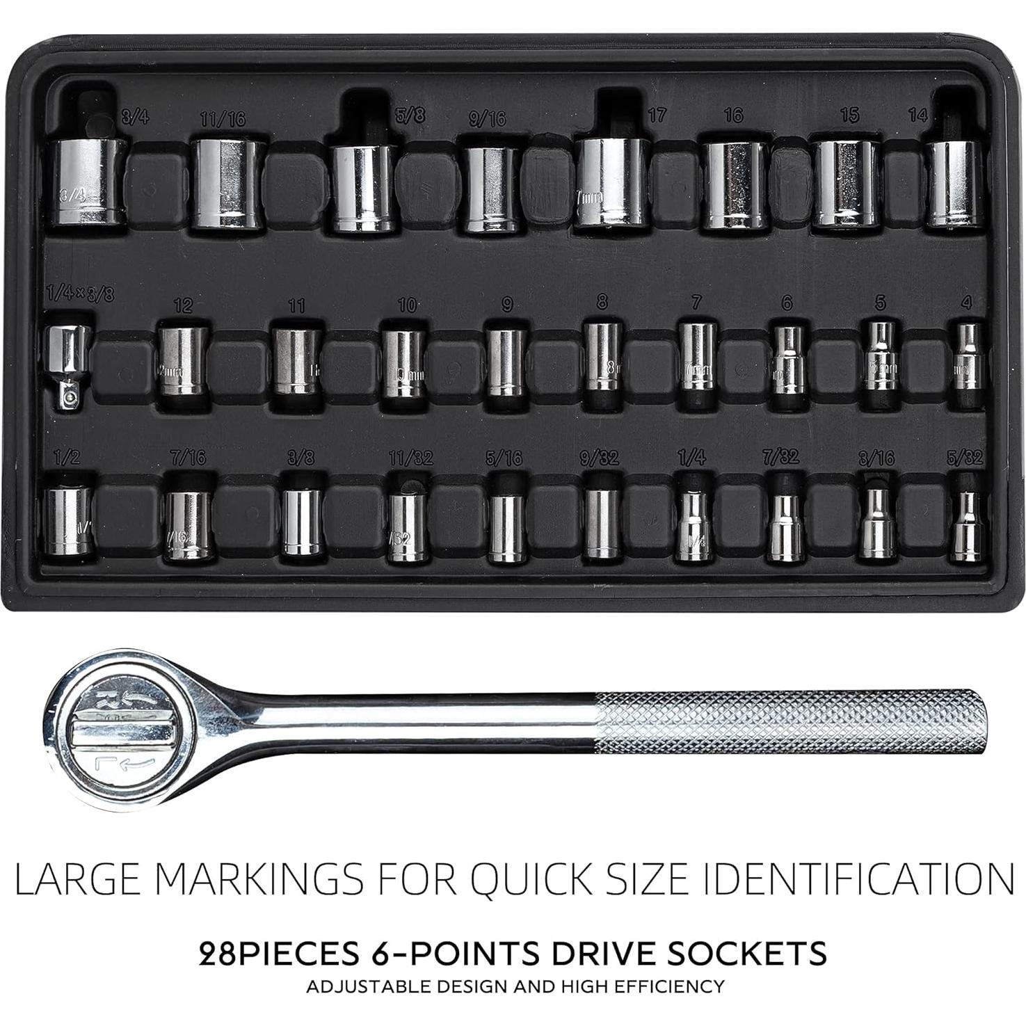 Juego de Herramientas de Auto 122 Piezas Cartman Azul