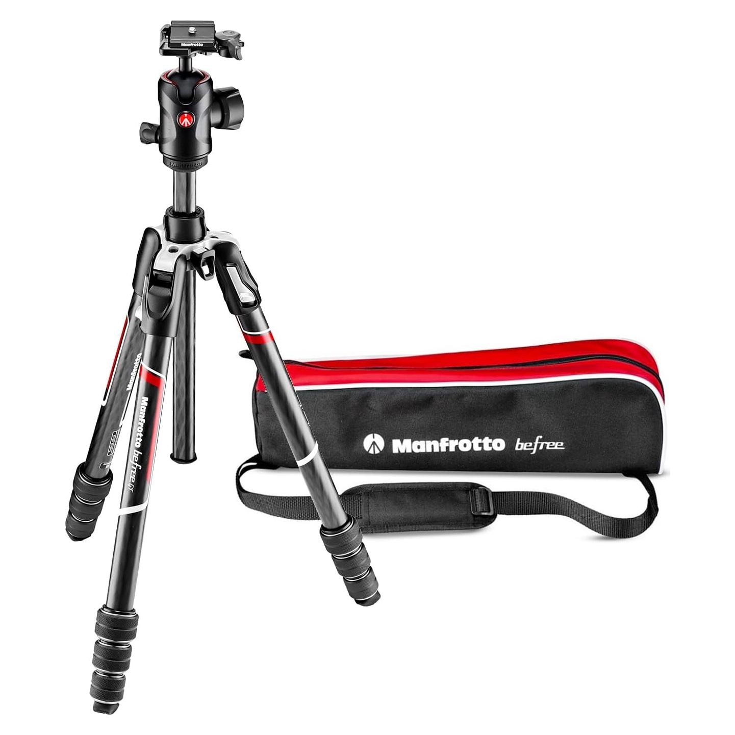 Trípode de Viaje Manfrotto Befree GT de Fibra de Carbono 1.54 kg