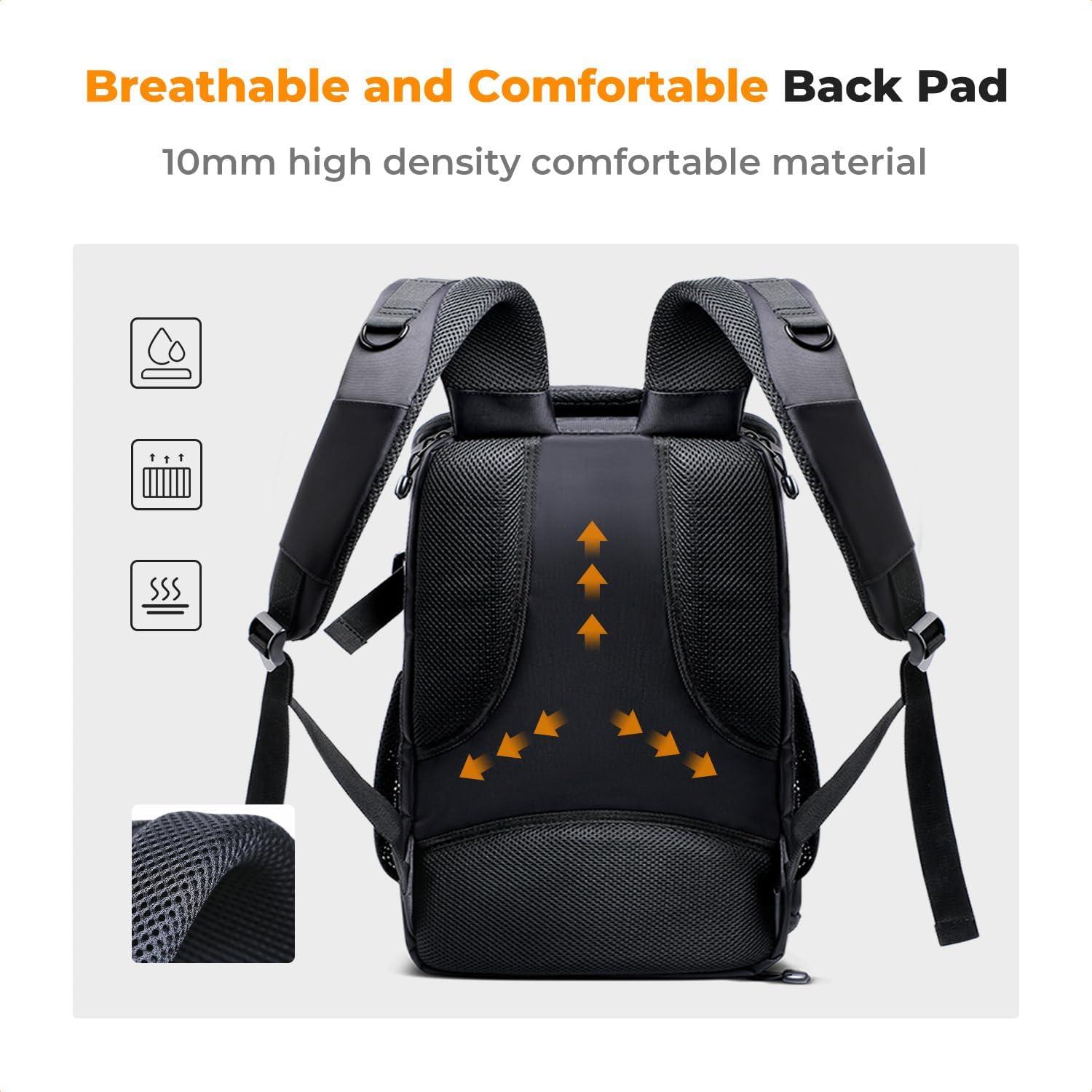 Mochila para cámara K&F Concept 25L con compartimento para laptop