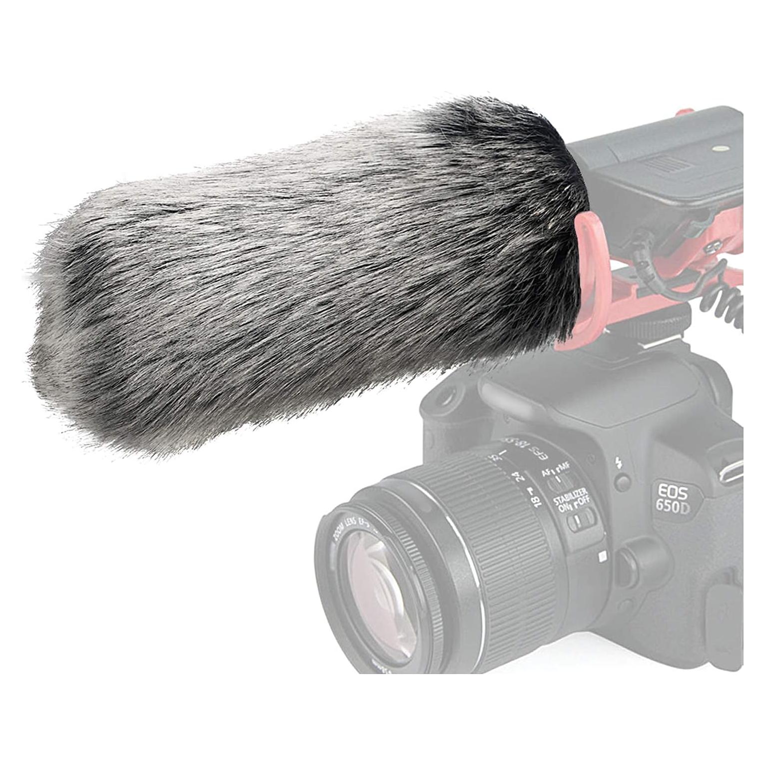 Paraviento de Piel de Gato Muerto SUNMON para Micrófono Rode VideoMic