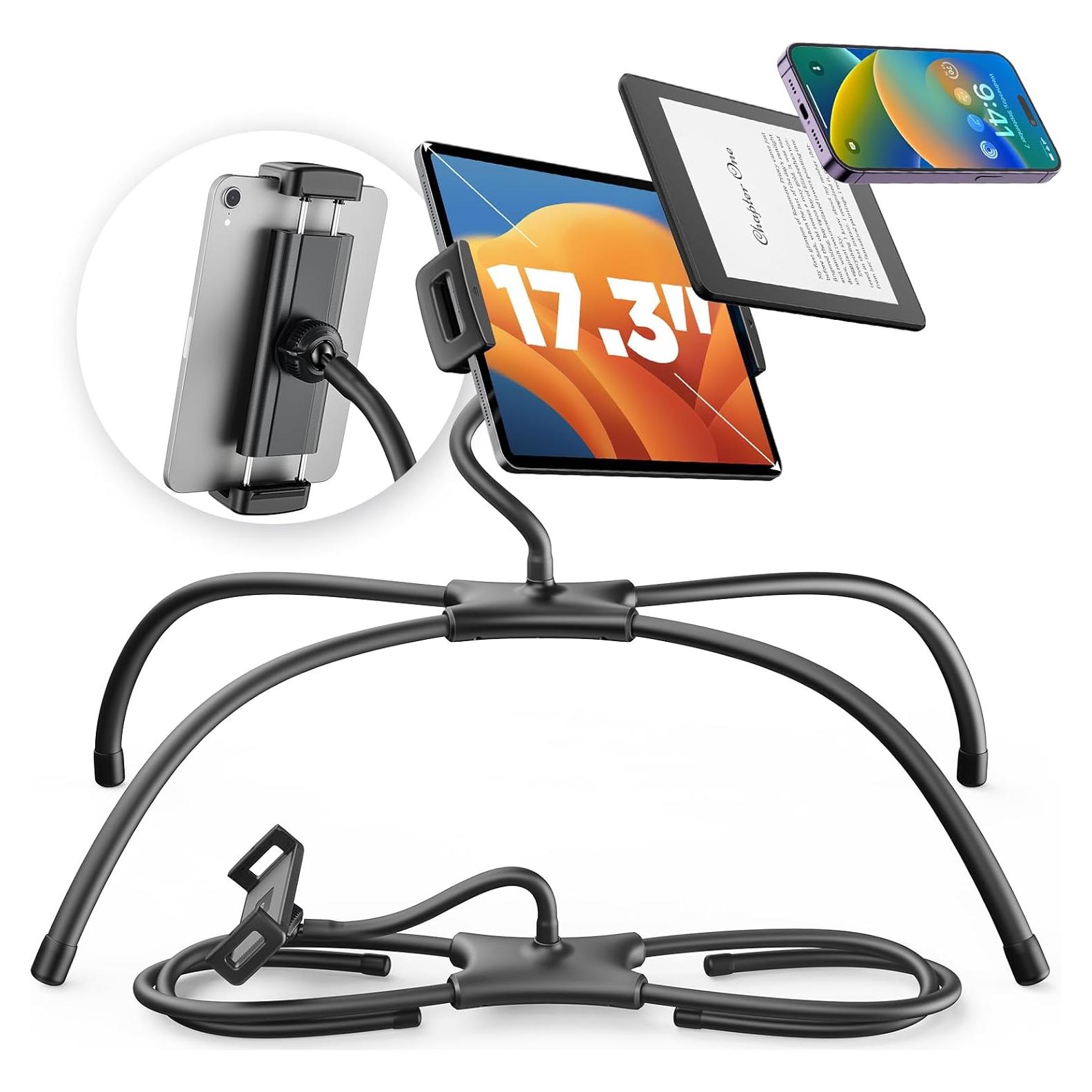 Soporte Ajustable para iPad SAIJI Negro 4.7"-17.3"