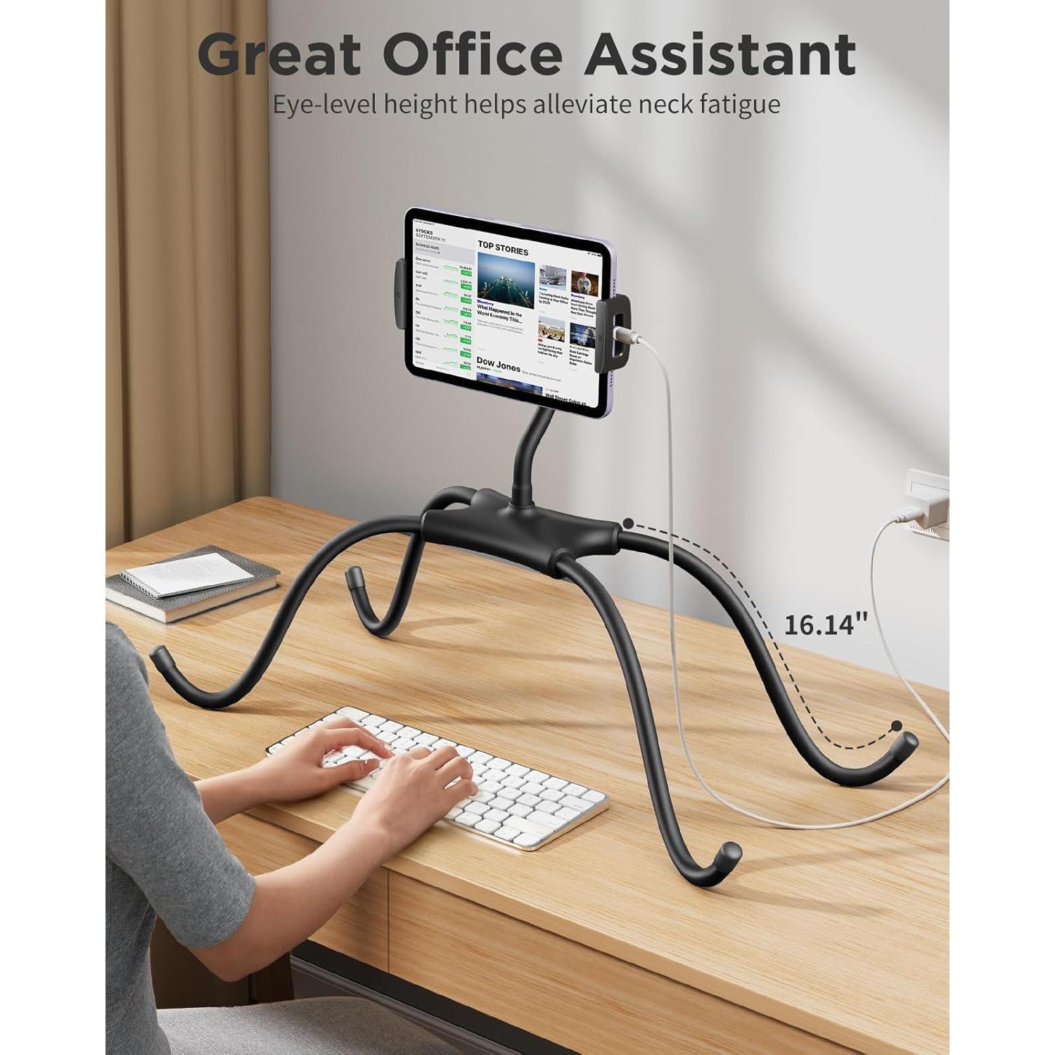 Soporte Ajustable para iPad SAIJI Negro 4.7"-17.3"