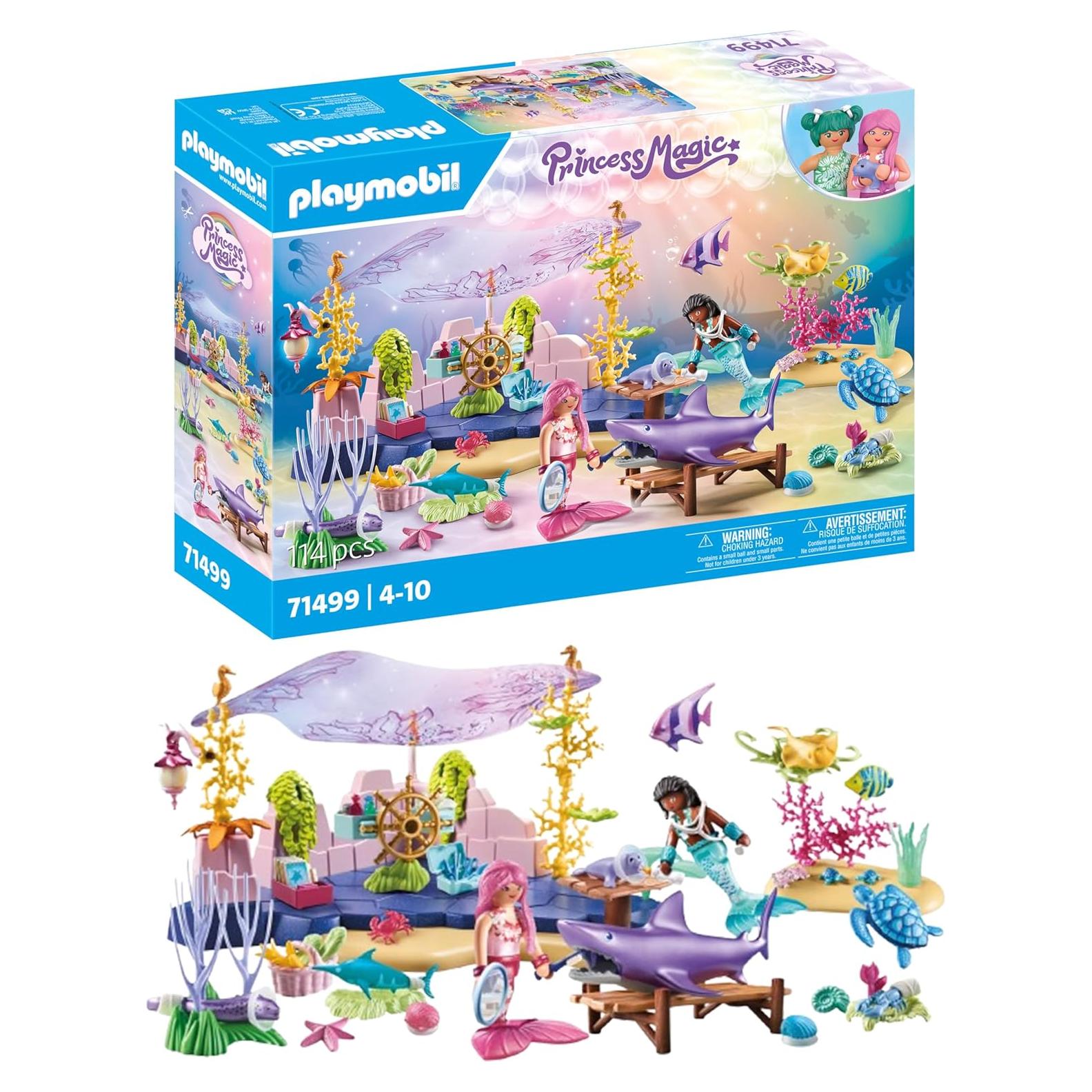 Cuidado de Animales de Sirena Playmobil 71499 - 114 Piezas