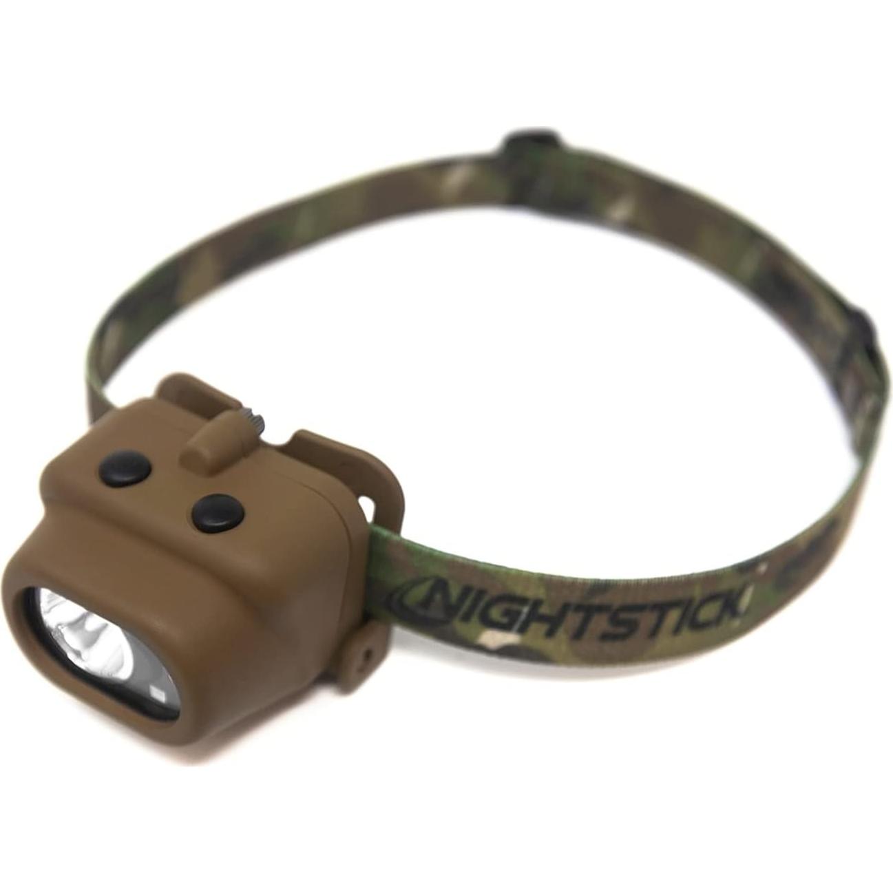 Nightstick NSP-4610C Multi-Function Headlamp in Flat Dark Earth with Camo Elastic Headband - 3
