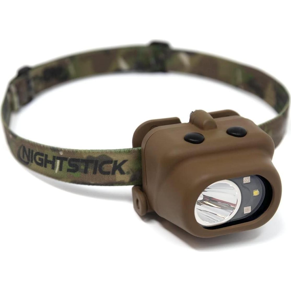Nightstick NSP-4610C Multi-Function Headlamp in Flat Dark Earth with Camo Elastic Headband - 3