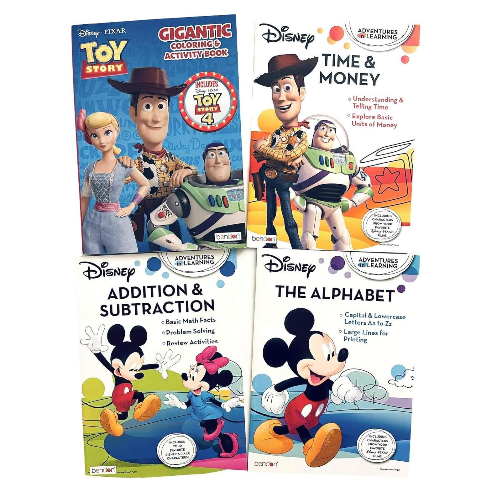 Conjunto de Cuadernos de Aprendizaje Disney Toy Story - 4 Unidades