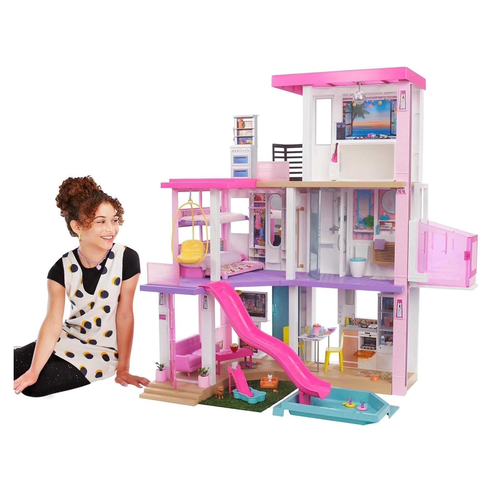 Casa de Muñecas Barbie DreamHouse con 75 Accesorios y Ascensor