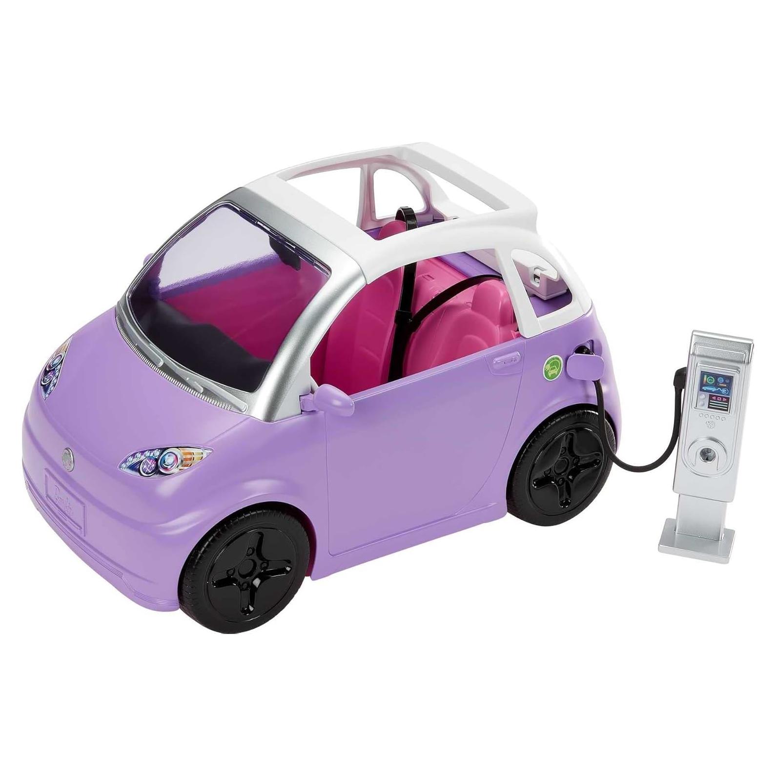 Vehículo eléctrico Barbie convertible 2 plazas morado