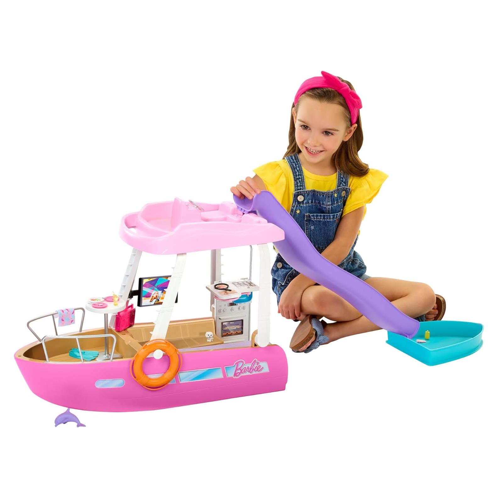 Barco de Sueños Barbie con 20 Accesorios Oceánicos