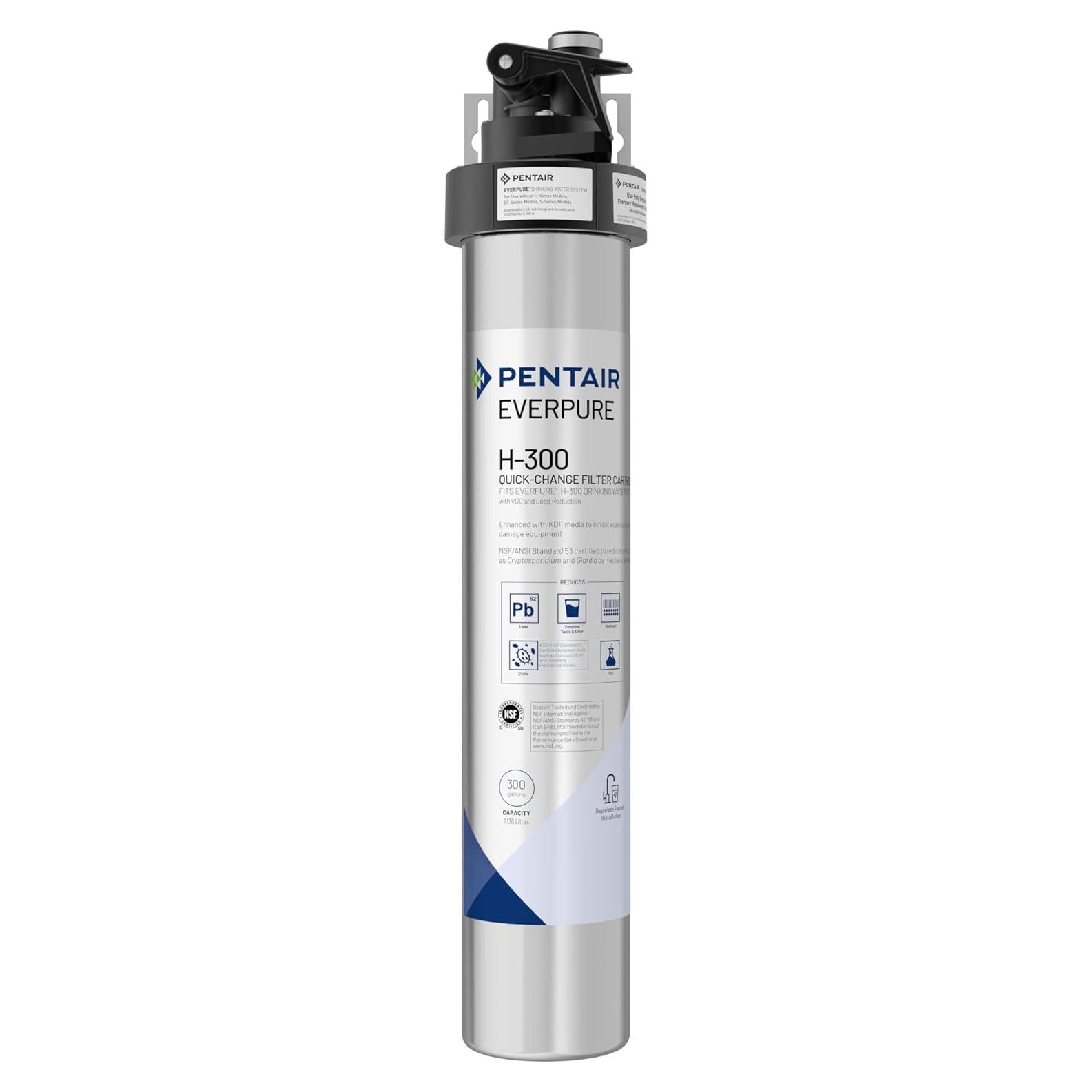 Sistema de Agua Potable Pentair Everpure H-300, Filtra 1135L
