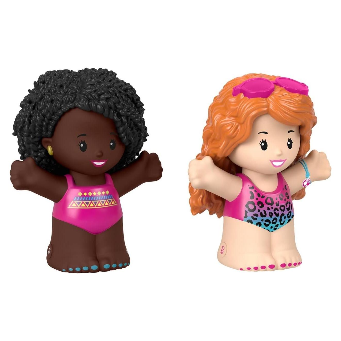 Set de Figuras Little People Fisher-Price Barbie en Piscina