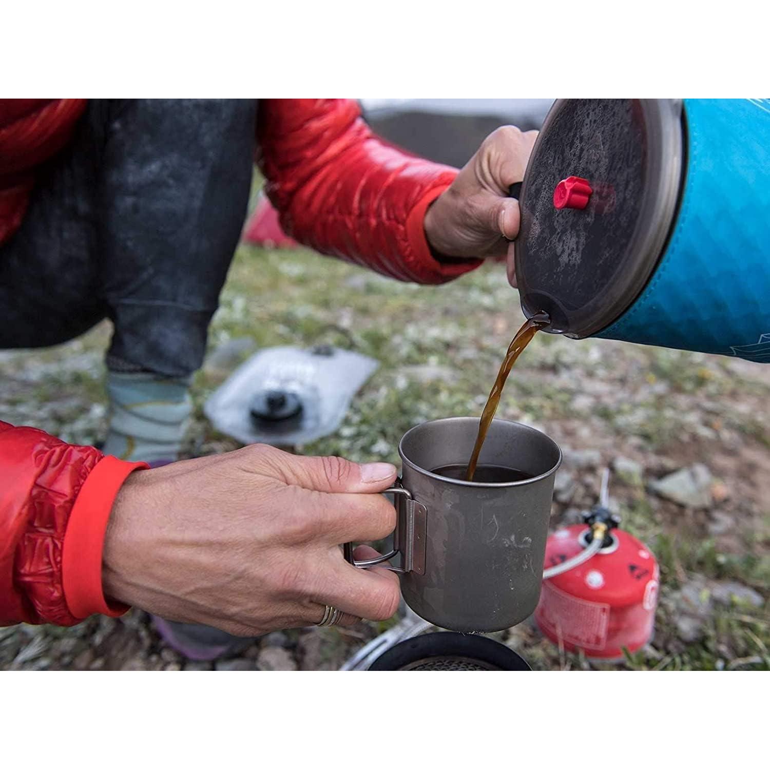 Prensa de Café MSR WindBurner 1L Portátil Manual