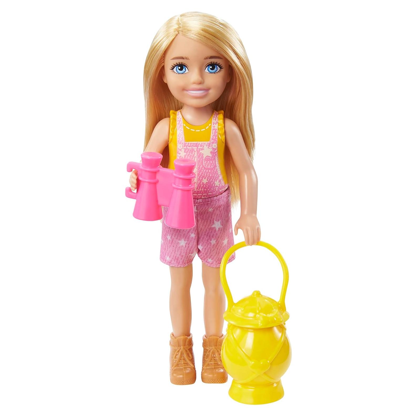 Set de Juego de Camping Barbie It Takes Two Chelsea con Muñeca y Accesorios