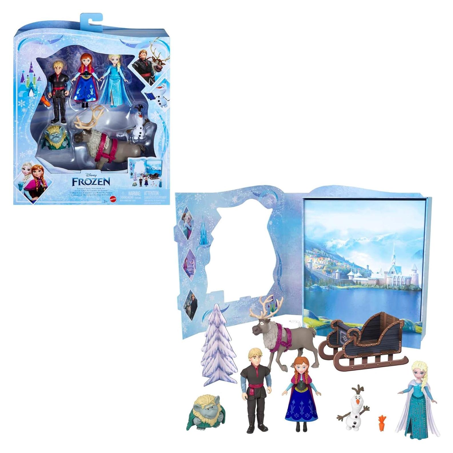 Juego de Juguetes Disney Frozen Mattel 6 Personajes 25x30cm